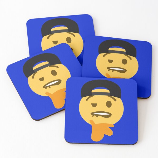 Item preview, biting lips emoji sheesh meme with cap   designed and sold by SirMemesALotR.
