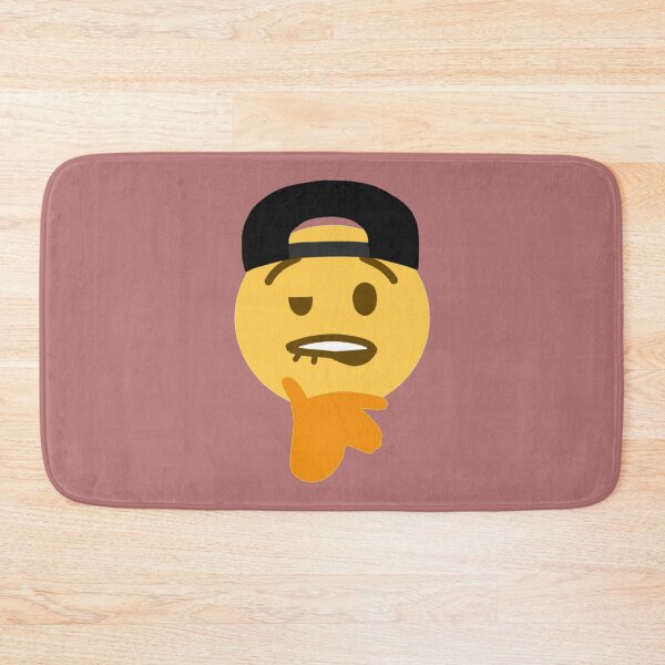 Item preview, biting lips emoji sheesh meme with cap   designed and sold by SirMemesALotR.