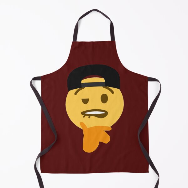 Item preview, biting lips emoji sheesh meme with cap designed and sold by SirMemesALotR.