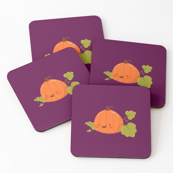 Item preview, Happy Cute Kawaii Halloween Fall Pumpkin designed and sold by PosterpartyCo.