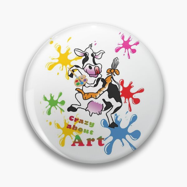 Item preview, Crazy Cow, crazy about Art designed and sold by albadawnart.