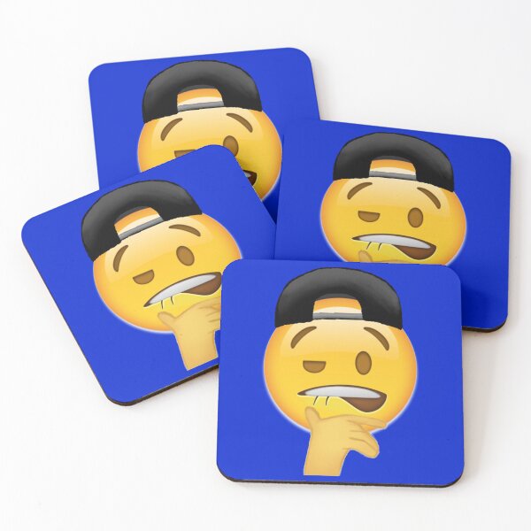 Item preview, biting lips emoji sheesh meme with caps   designed and sold by SirMemesALotR.