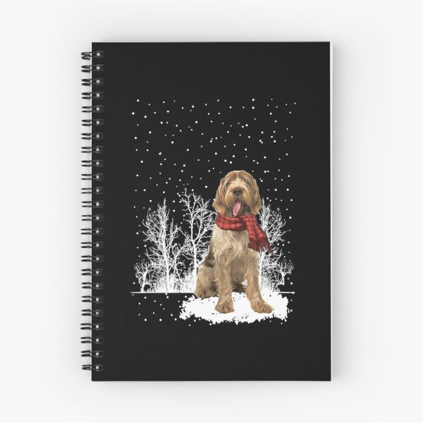 Item preview, Spinone Italiano Dog Scarf Christmas Tree Xmas Snow Forest designed and sold by louloapadilla.