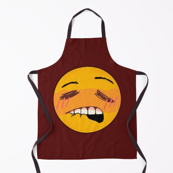 Item preview, Blushing Lip Bite Emoji designed and sold by SirMemesALotR.