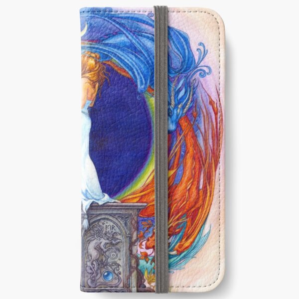 Summoning the Elemental Dragons iPhone Wallet