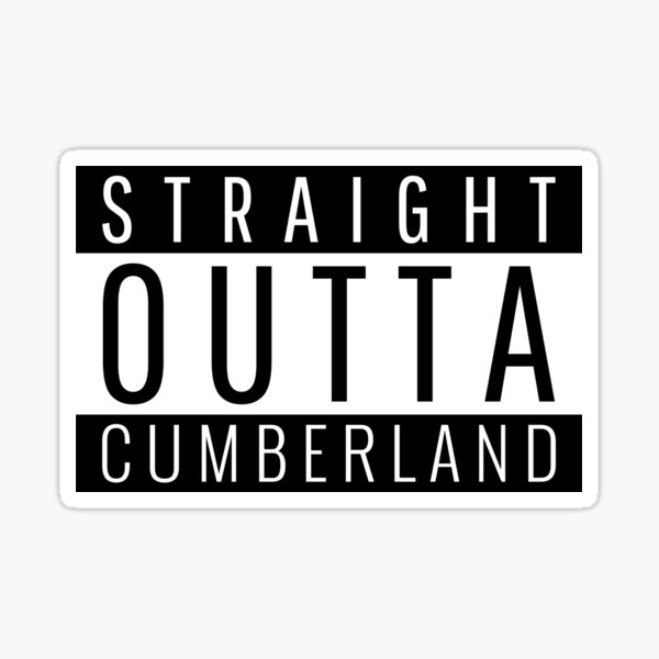 Item preview, Straight Outta Cumberland Maryland  designed and sold by Teelogic.