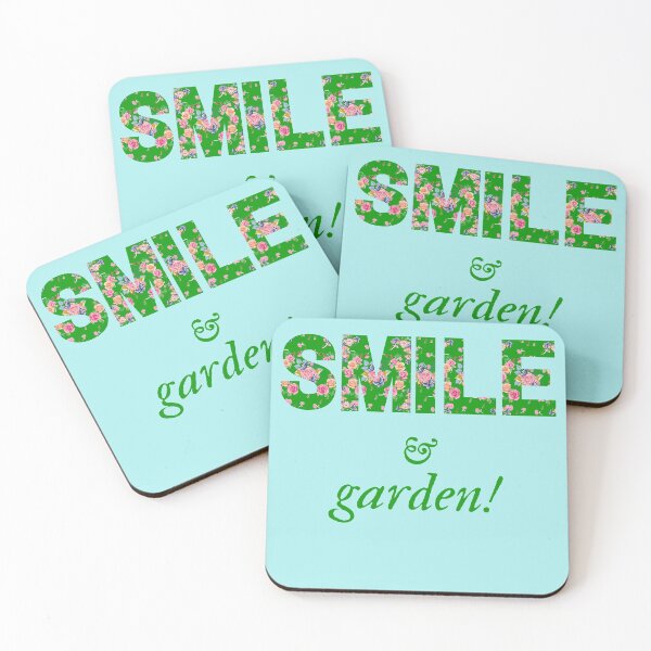 Item preview, Gardening attire floral fashion motivational inspirational happy words designed and sold by TheSeasonalYard.