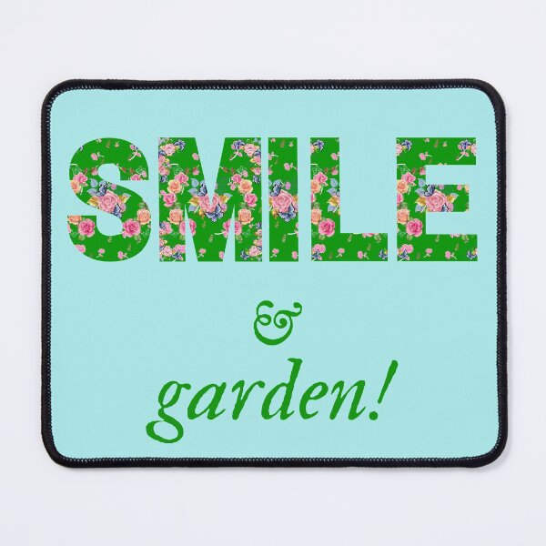 Item preview, Gardening attire floral fashion motivational inspirational happy words designed and sold by TheSeasonalYard.