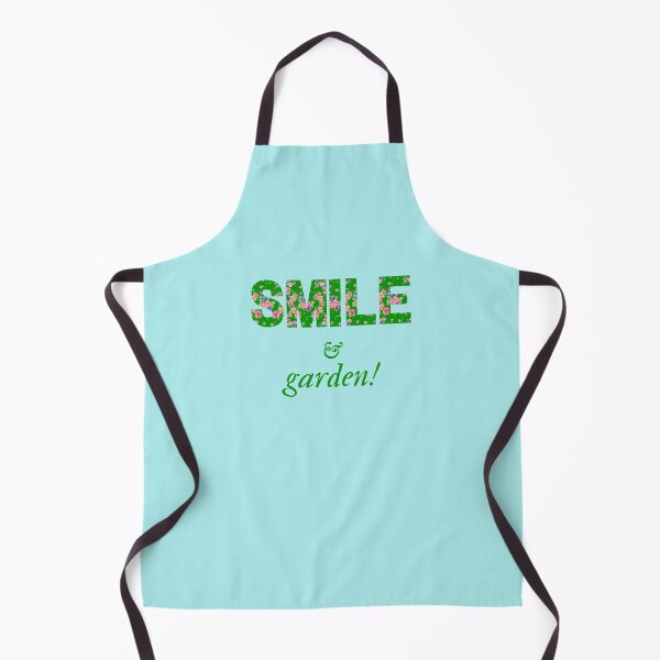 Item preview, Gardening attire floral fashion motivational inspirational happy words designed and sold by TheSeasonalYard.