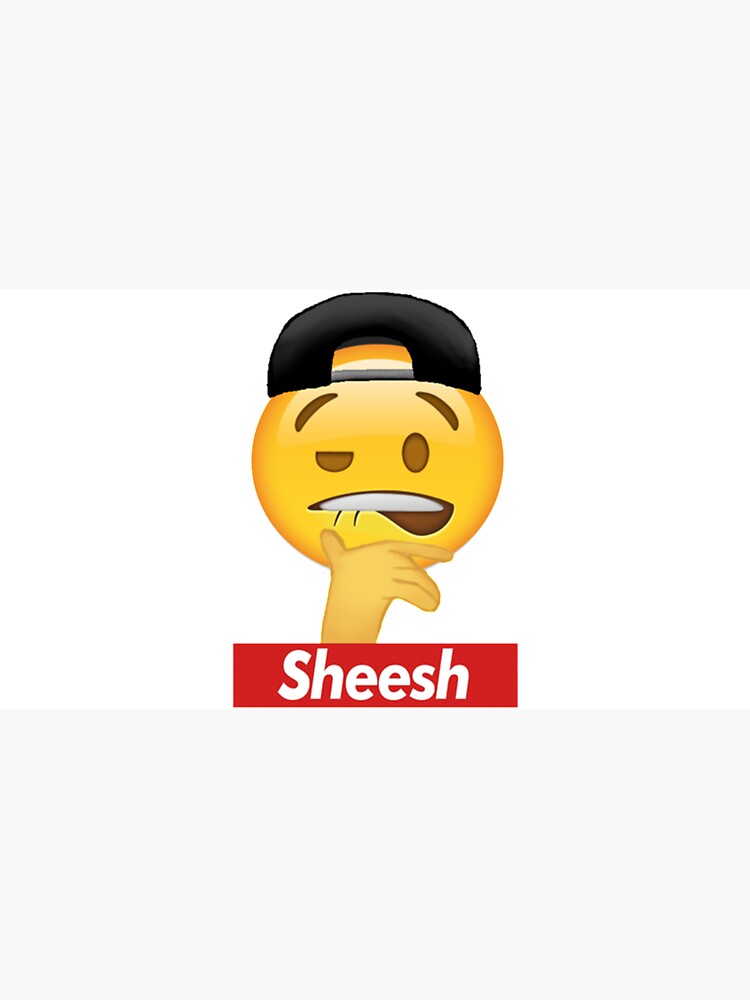 "Ice in my veins emoji sheesh biting lip sheesh emoji " Cap by SirMemesALotR Redbubble
