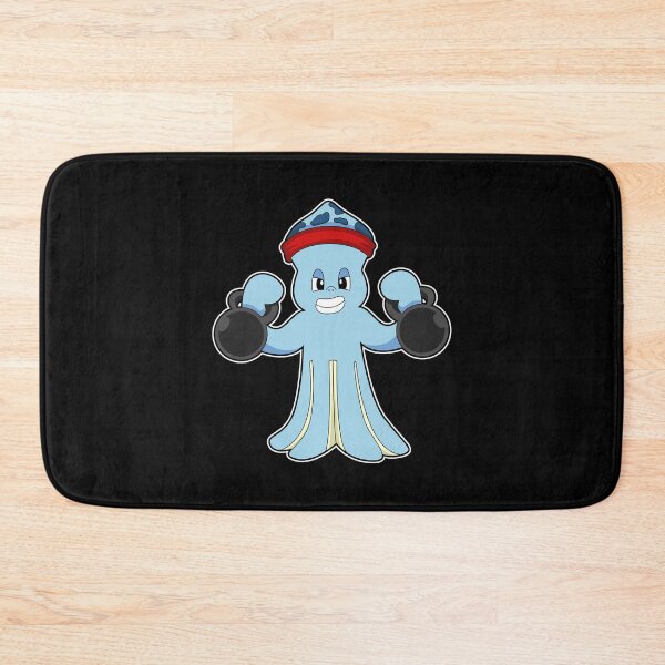 Item preview, Octopus as Bodybuilder with Dumbbells designed and sold by Snabdesign84.