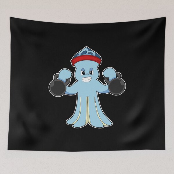 Item preview, Octopus Bodybuilder Dumbbells Bodybuilding designed and sold by Snabdesign84.