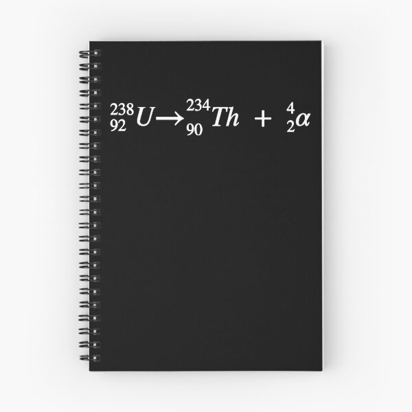 Item preview, Uranium radioactive alpha decay, nuclear physics basics designed and sold by NoetherSym.