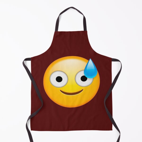 Item preview, Nervous Sweat Funny Emoji designed and sold by SirMemesALotR.