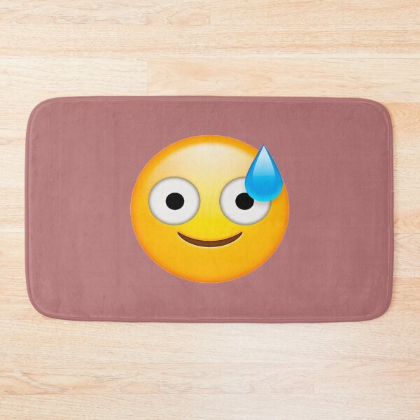 Item preview, Nervous Sweat Funny Emoji    designed and sold by SirMemesALotR.