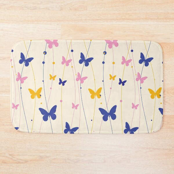 Item preview, Butterfly Pattren.Colorful Butterfly Pattern In Pink Blue Yellow Color designed and sold by risingrocket.