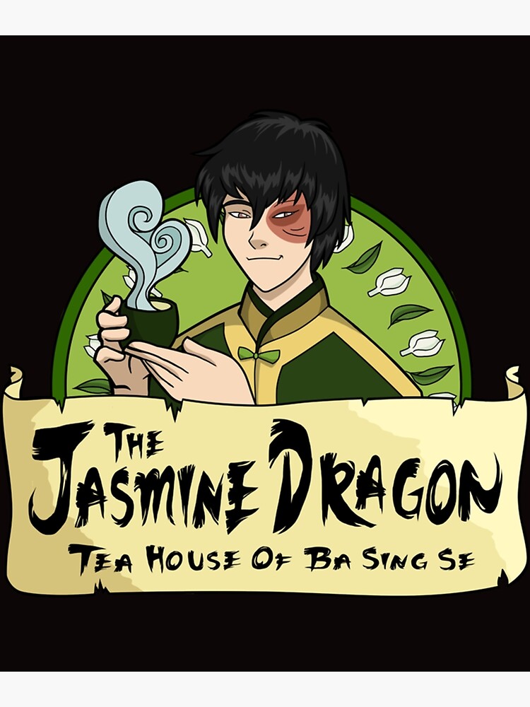 Disover The Jasmine Dragon Tea House - With Prince Zuko Essential . Premium Matte Vertical Poster