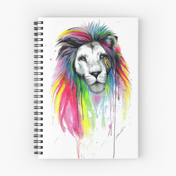 Item preview, Lion water color cat animal king forest king designed and sold by SuyogDesign.