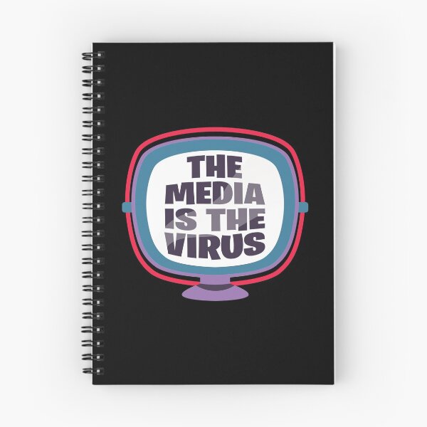 Item preview, THE MEDIA IS THE VIRUS designed and sold by w1ckerman.