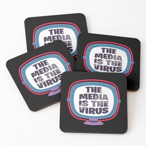 Item preview, THE MEDIA IS THE VIRUS designed and sold by w1ckerman.