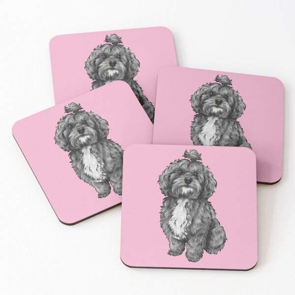 Item preview, Lhasapoo |  Lhasa Apso and Poodle Cross | Cute Dog Art designed and sold by shirinsart.