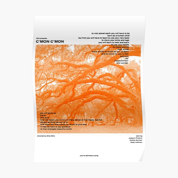 C'MON C'MON Poster