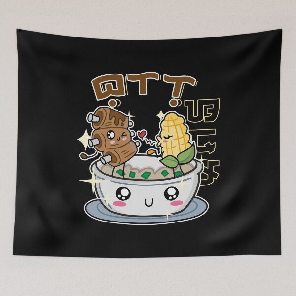 Item preview, Cute Funny Filipino Food Bulalo With Baybayin Philippines Kawaii designed and sold by MasterKlaw.