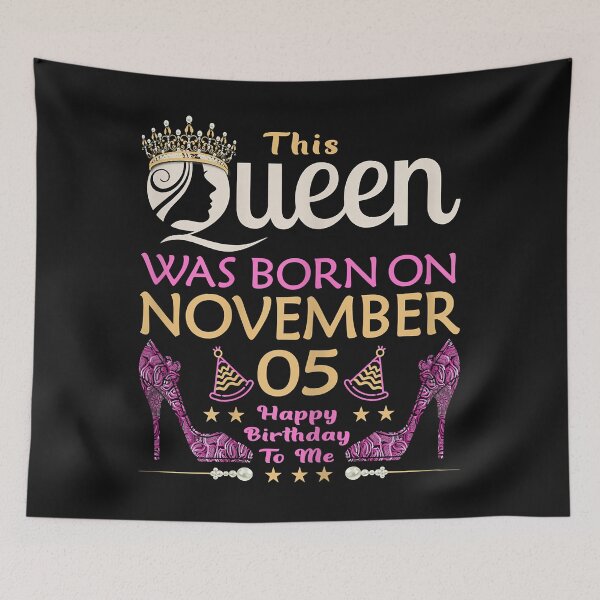 Item preview, Womens This QUEEN Was Born On November 5 - Queens Happy Birthday designed and sold by Yaw23123.