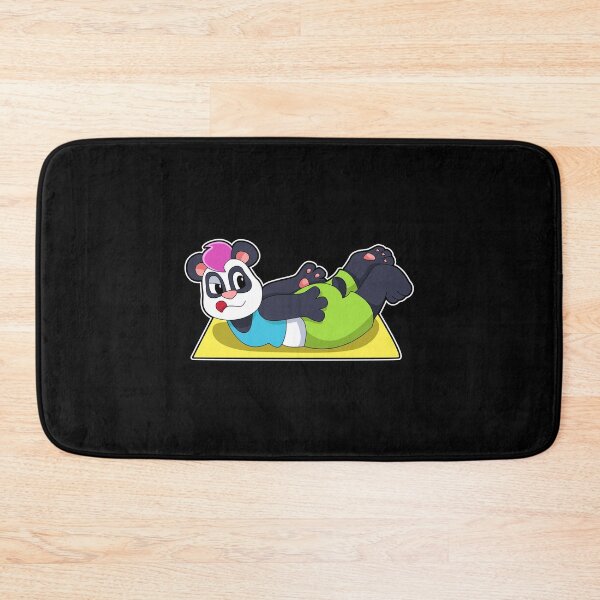 Item preview, Panda at Yoga on Yoga mat designed and sold by Snabdesign84.