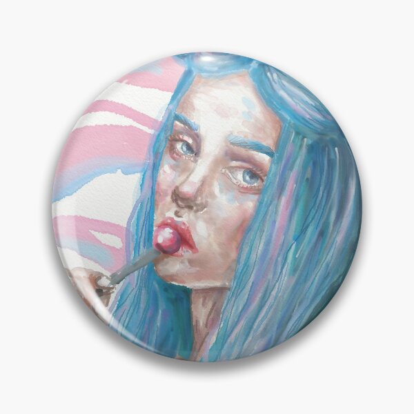 Item preview, The girl with blue hair designed and sold by AlinaGil.