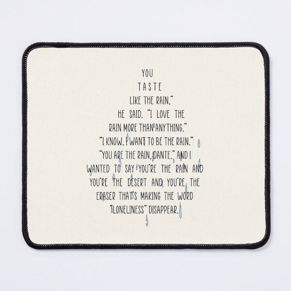 Item preview, you are the rain, Dante. designed and sold by Pinu92.
