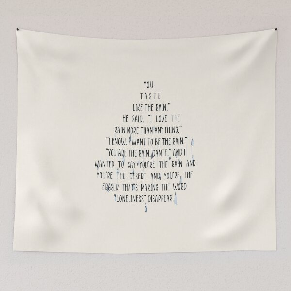 Item preview, you are the rain, Dante. designed and sold by Pinu92.