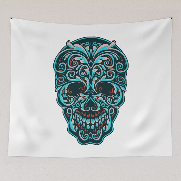 Item preview, Ornamental Skull designed and sold by Vector Scout Lab.
