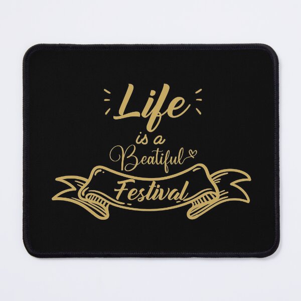 Item preview, Life is beautiful Festival with ribbons golden designed and sold by mochi-man1.