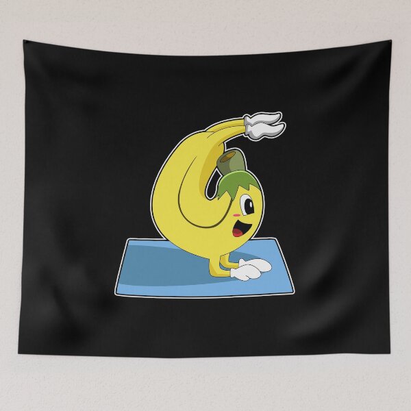 Item preview, Banana at Yoga on Yoga mat designed and sold by Snabdesign84.