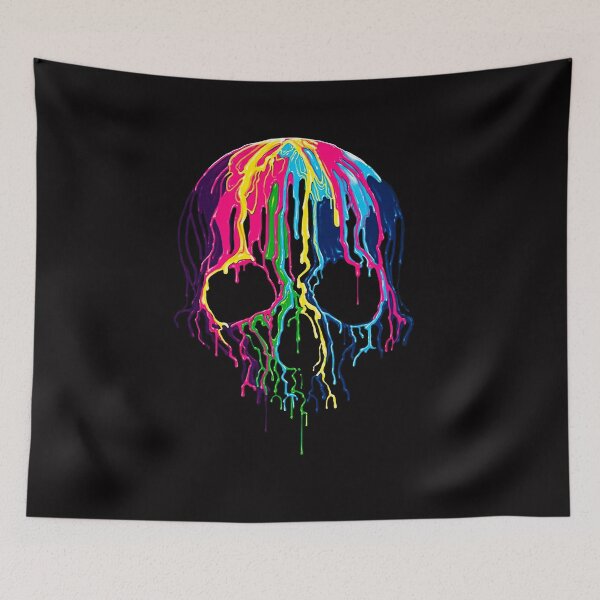 Item preview, Melting Skull designed and sold by shopMamesm.