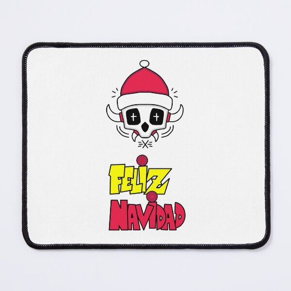 Artikelvorschau, Feliz Navidad | Lustiger Schädel-Graffiti-froher Weihnachtsentwurf entworfen und verkauft von D-Shirt-More.