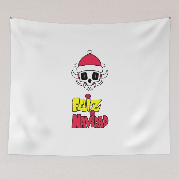 Item preview, Feliz Navidad | Funny Skull Graffiti Merry Christmas Design designed and sold by D-Shirt-More.