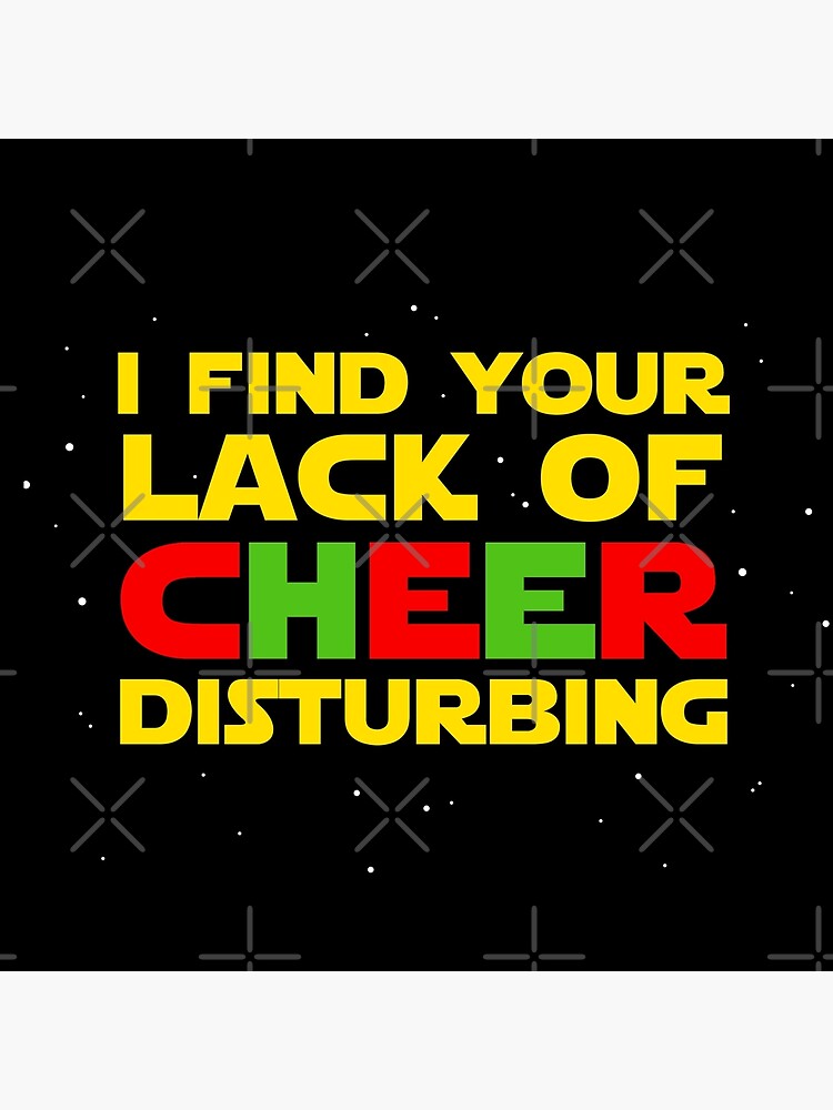 I find your lack of cheer disturbing by ninthstreet