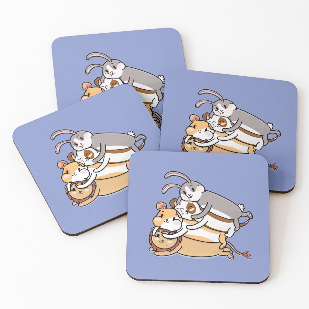 Item preview, Coasters (Set of 4) designed and sold by Purplepugprints.