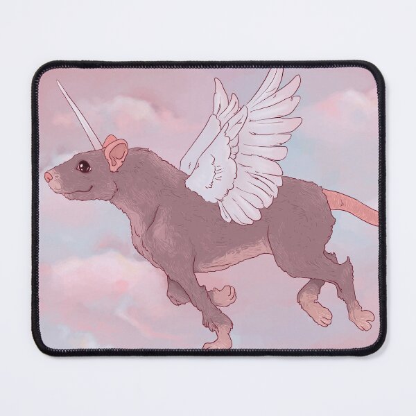 Item preview, Flying Rat Unicorn with Wings designed and sold by Tempera-Mentum.