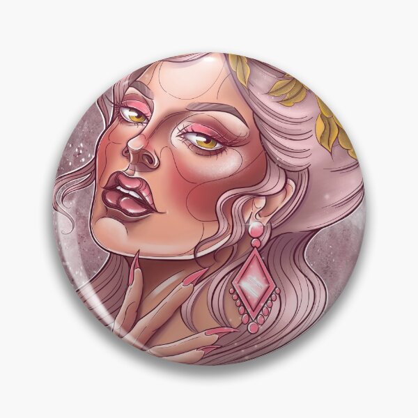 Item preview, Neo traditional portrait  designed and sold by MykeMarene.