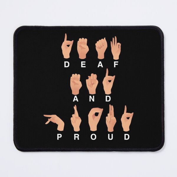Item preview, Deaf And Proud Trending Gift With Sign Language designed and sold by Urosek.