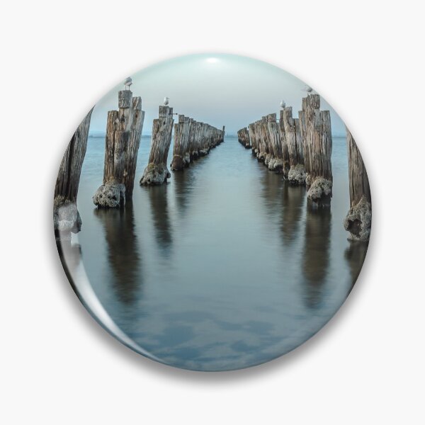 Item preview, Clifton Springs Old Jetty at dusk designed and sold by susanzentay.
