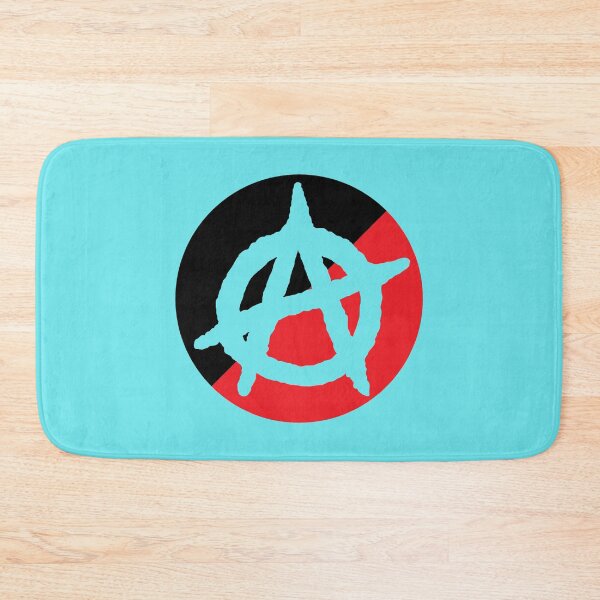 Item preview, Red And Black Anarchy Logo designed and sold by RevolutionInPaint.