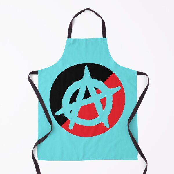 Aperçu de l'œuvre Logo de l'anarchie rouge et noir créée et vendue par RevolutionInPaint.