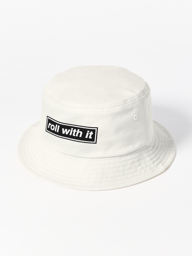 Thumbnail 1 of 6, Bucket Hat, Roll With It - OASIS Band Tribute - MADE IN THE 90s designed and sold by phigment-art.
