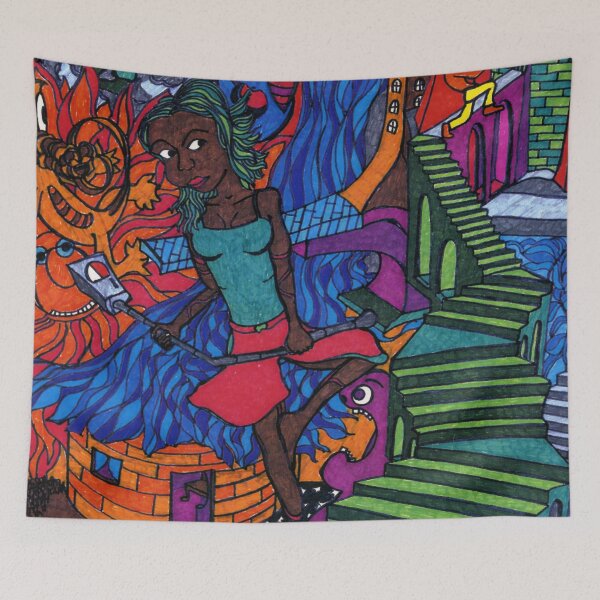 Item preview, Psychedelic Stairway from Netherworld designed and sold by YuviMK.