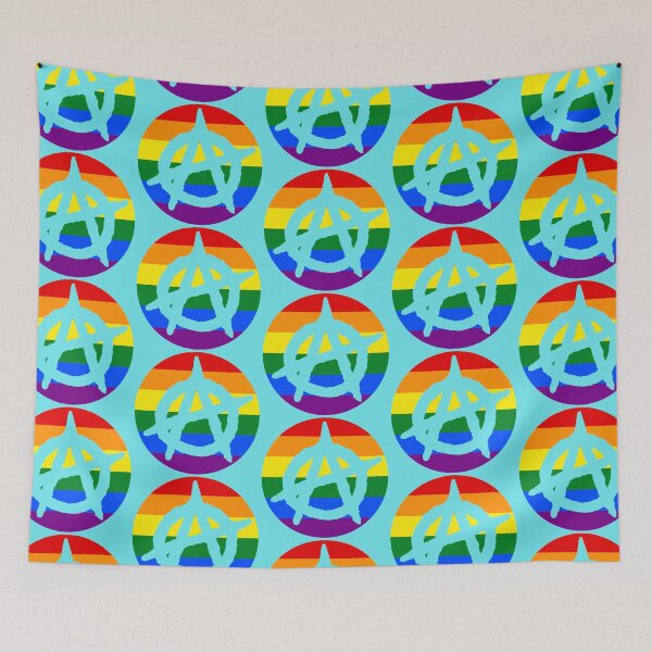 Item preview, Rainbow Anarchy Cutout designed and sold by RevolutionInPaint.