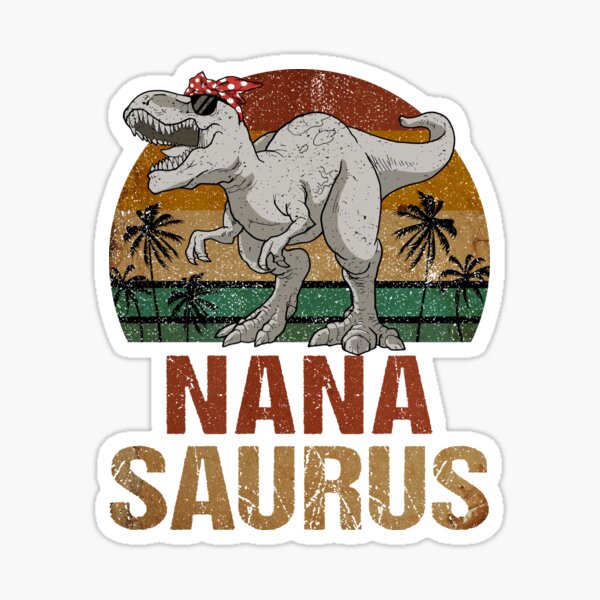 Item preview, Nanasaurus T Rex Dinosaur Nana Saurus Vintage designed and sold by TheWildStyle.